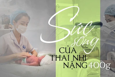 Sức sống của thai nhi nặng 400g