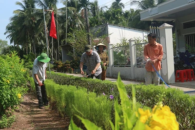 Phong trào xây dựng nông thôn mới kiểu mẫu lan tỏa mạnh mẽ tại tỉnh Sóc Trăng.