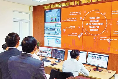 Trung tâm điều hành đô thị thông minh thành phố Đồng Hới.