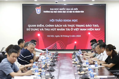 Hội thảo khoa học về sử dụng, thu hút nhân tài ở Việt Nam.