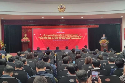 Bộ trưởng Công thương Nguyễn Hồng Diên phát biểu tại buổi lễ phát động.