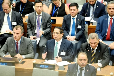 Thủ tướng Phạm Minh Chính phát biểu tại Hội nghị Thượng đỉnh Tham vọng khí hậu.