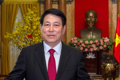 Chủ tịch nước Lương Cường. (Ảnh: THỦY NGUYÊN)