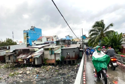 Rạch Xuyên Tâm đi qua quận Bình Thạnh, Gò Vấp ô nhiễm nặng sắp được cải tạo, chỉnh trang.