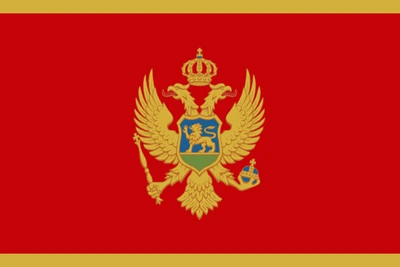 Quốc kỳ Cộng hòa Montenegro.