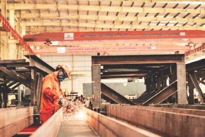 Sau một năm lao động vất vả, tiền thưởng Tết là động lực cho người lao động tiếp tục gắn bó doanh nghiệp.