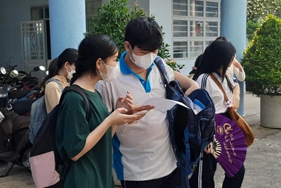 Thí sinh tham gia kỳ thi đánh giá năng lực đợt 1 năm 2024.