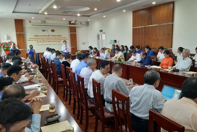 Quang cảnh buổi làm việc.