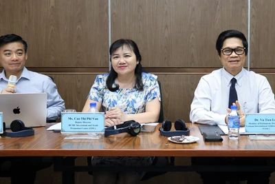 Các đại biểu chủ trì Diễn đàn Hỗ trợ Pháp lý đầu tư năm 2024.