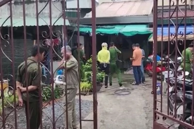 Hiện trường vụ cháy khiến ba người thương vong.