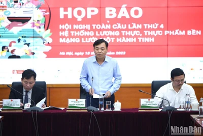 Họp báo Hội nghị toàn cầu lần thứ 4 hệ thống lương thực, thực phẩm bền vững.