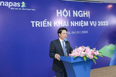Phó Thống đốc Ngân hàng Nhà nước Việt Nam Phạm Tiến Dũng tham dự hội nghị triển khai năm 2023 của NAPAS.