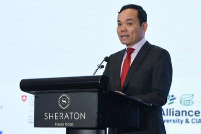 Phó Thủ tướng Chính phủ Trần Lưu Quang phát biểu tại Hội nghị toàn cầu lần thứ 4: Hệ thống lương thực thực phẩm bền vững.