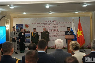 Đại sứ Việt Nam tại Liên bang Nga Đặng Minh Khôi phát biểu tại sự kiện.