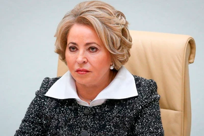 Chủ tịch Hội đồng Liên bang Nga Valentina Matviyenko. (Ảnh: RIA Novosti)