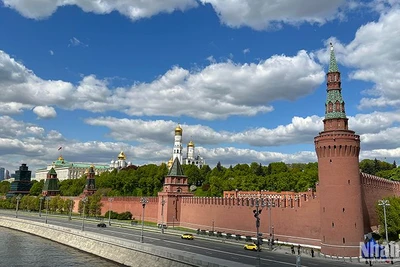 Khuôn viên Điện Kremlin tại thủ đô Moskva. (Ảnh: XUÂN HƯNG)