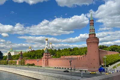 Khuôn viên Quảng Trường Đỏ ở thủ đô Moskva. (Ảnh: XUÂN HƯNG)