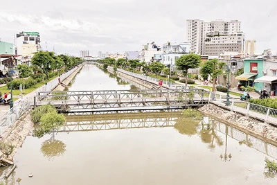 Tuyến rạch Ụ Cây, Quận 8 được cải tạo và chỉnh trang, góp phần thay đổi diện mạo đô thị và cuộc sống của người dân.