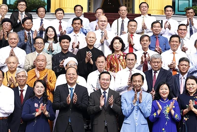 [Ảnh] Chủ tịch nước gặp mặt các cá nhân tiêu biểu của Thành phố Hồ Chí Minh