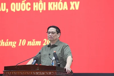 Thủ tướng Phạm Minh Chính phát biểu tại hội nghị.