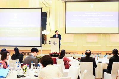 Buổi giao lưu thúc đẩy hợp tác kinh doanh ngân hàng Việt Nam và Ấn Độ.