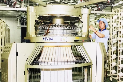 Nguyên phụ liệu ảnh hưởng nhiều đến chất lượng sản phẩm ngành dệt may. Ảnh: HẢI NAM