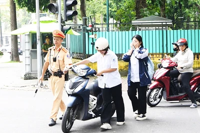 CSGT sẽ xử lý nghiêm hành vi điều khiển phương tiện giao thông khi chưa đủ tuổi.