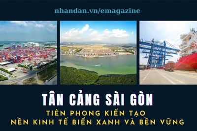 TÂN CẢNG SÀI GÒN: Tiên phong kiến tạo nền kinh tế biển xanh và bền vững