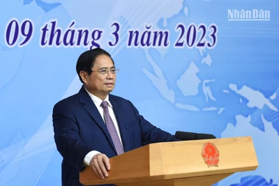 Quang cảnh hội nghị. (Ảnh: TRẦN HẢI)