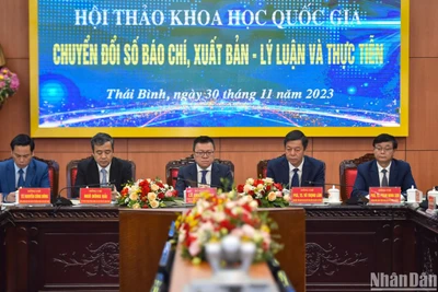 [Ảnh] Hội thảo khoa học quốc gia “Chuyển đổi số báo chí, xuất bản - Lý luận và thực tiễn”