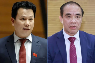 Ông Đặng Quốc Khánh và ông Chẩu Văn Lâm. (Ảnh: quochoi.vn)