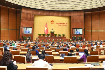 Quang cảnh Kỳ họp thứ 8, Quốc hội khóa XV. (Ảnh: DUY LINH)