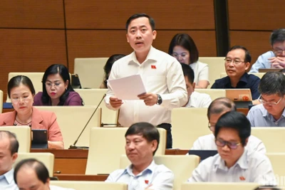 Đại biểu Đào Chí Nghĩa (đoàn Cần Thơ). (Ảnh: DUY LINH)