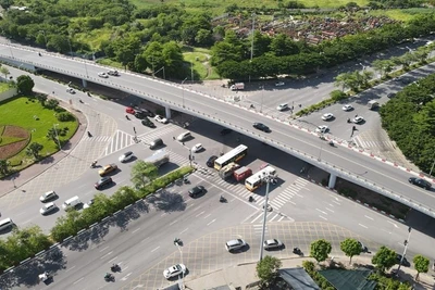 Khu vực nút giao Cổ Linh-Đàm Quang Trung (quận Long Biên, Hà Nội) sắp được làm hầm chui.