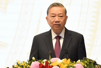 Tổng Bí thư Tô Lâm phát biểu chỉ đạo Hội nghị. (Ảnh: TRẦN HẢI)