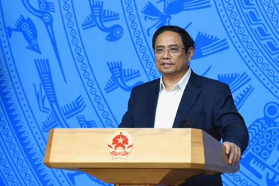 Thủ tướng Phạm Minh Chính phát biểu ý kiến khai mạc Phiên họp lần thứ 20 Ban Chỉ đạo Quốc gia phòng, chống dịch Covid-19.