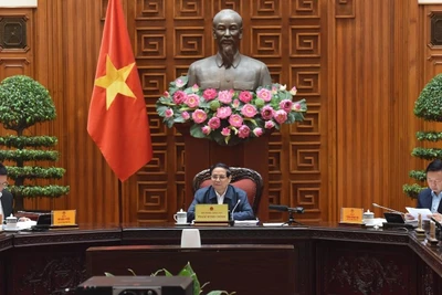 Thủ tướng Phạm Minh Chính chủ trì Phiên họp thứ bảy của Ban Chỉ đạo. (Ảnh: TRẦN HẢI)