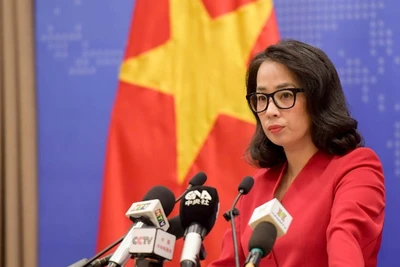 Người phát ngôn Bộ Ngoại giao Phạm Thu Hằng.