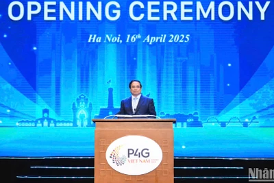 Thủ tướng Chính phủ Phạm Minh Chính phát biểu khai mạc hội nghị. (Ảnh: DUY LINH)