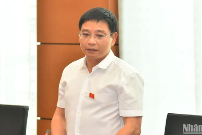 Bộ trưởng Giao thông vận tải Nguyễn Văn Thắng. (Ảnh: THỦY NGUYÊN)