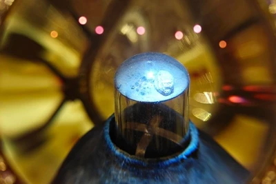 Hình ảnh xá lợi Phật được cung rước về Việt Nam. (Ảnh: Đại sứ quán Ấn Độ tại Việt Nam) 