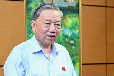 Chủ tịch nước Tô Lâm phát biểu tại phiên thảo luận tổ của Quốc hội, chiều 17/6. (Ảnh: THỦY NGUYÊN)