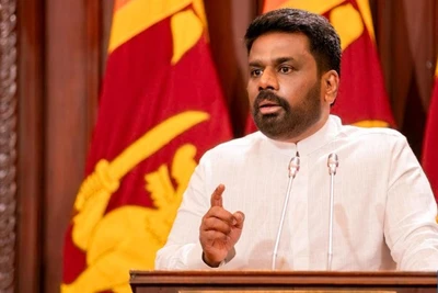 Tổng thống Sri Lanka Anura Kumara Dissanayake. (Ảnh: Xinhua)