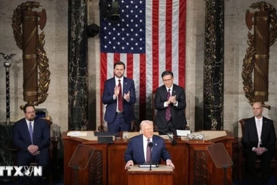 Tổng thống Mỹ Donald Trump. (Ảnh: THX/TTXVN)