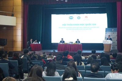 Quang cảnh hội thảo. (Ảnh: TRUNG HƯNG) 