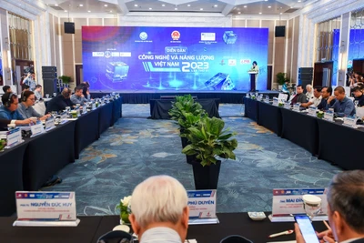 Quang cảnh Diễn đàn Công nghệ và Năng lượng năm 2023. (Ảnh: THÀNH ĐẠT)