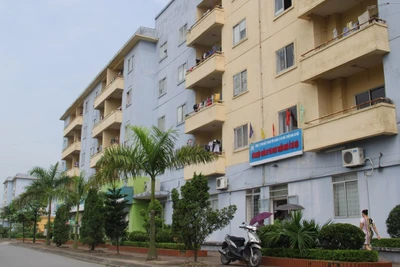 Khu nhà ở công nhân tại xã Kim Chung, huyện Đông Anh, thành phố Hà Nội. 