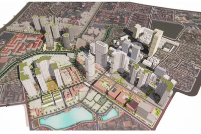 Đồ án quy hoạch khu chung cư cũ Trung Tự. 