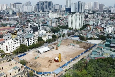 Khu đất xây dựng nhà ở xã hội tại khu đô thị Hạ Đình. 