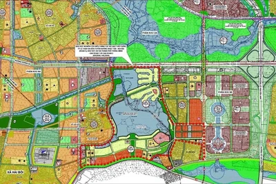 Khu đất điều chỉnh quy hoạch. 